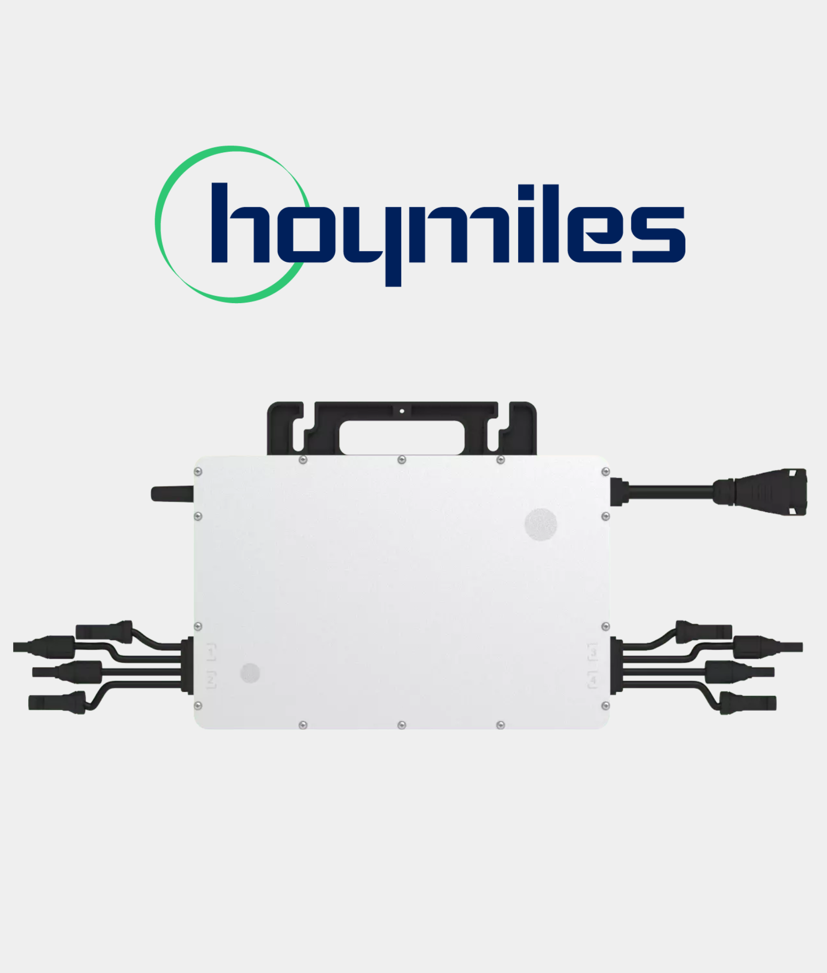 Hoymiles Plug & Play Zonnepaneel Systeem – 4 Panelen (incl. micro-omvormer, bekabeling & onderconstructie