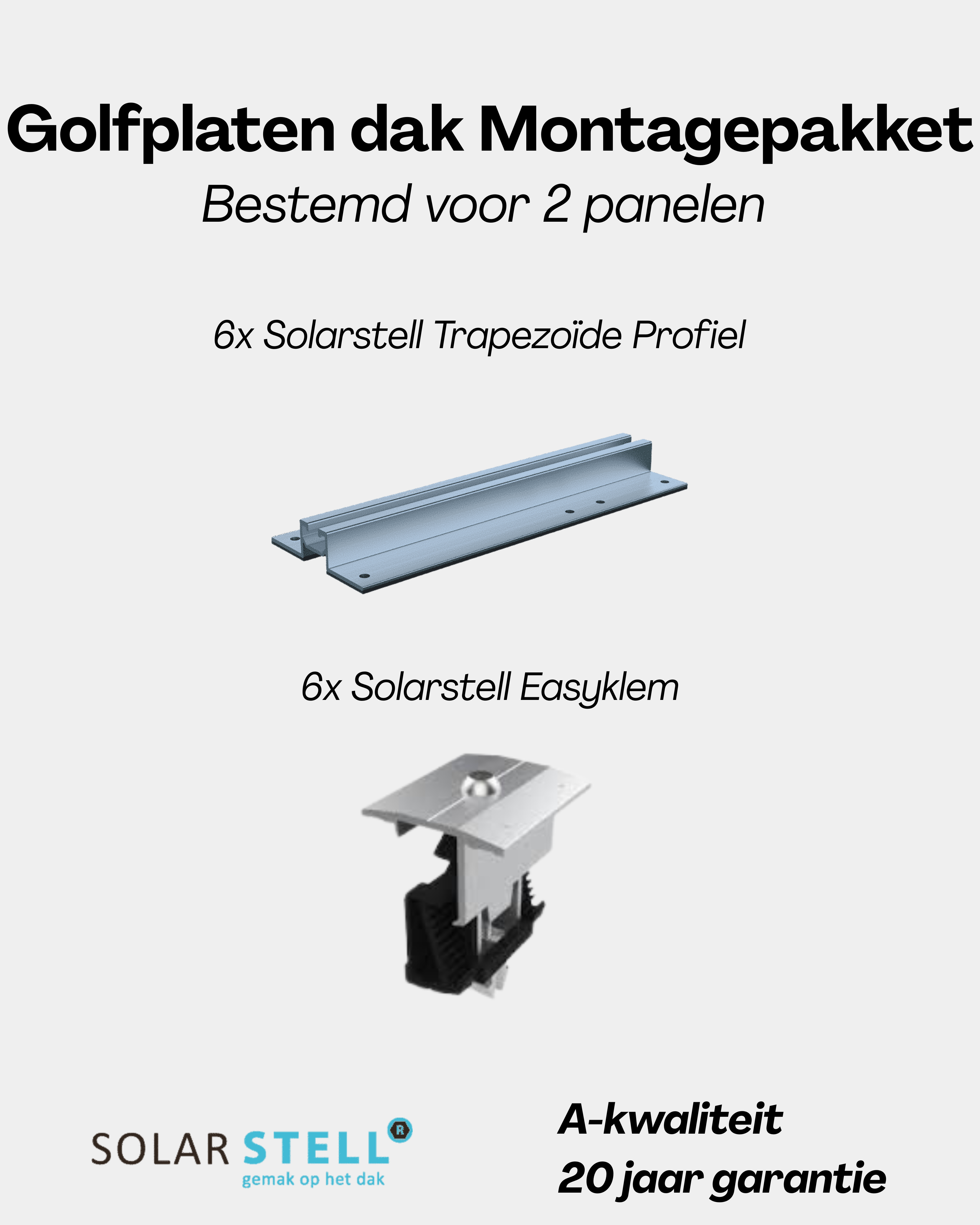 Growatt Plug & Play Zonnepaneel Systeem – 2 Panelen (incl. micro-omvormer, bekabeling & panelen)