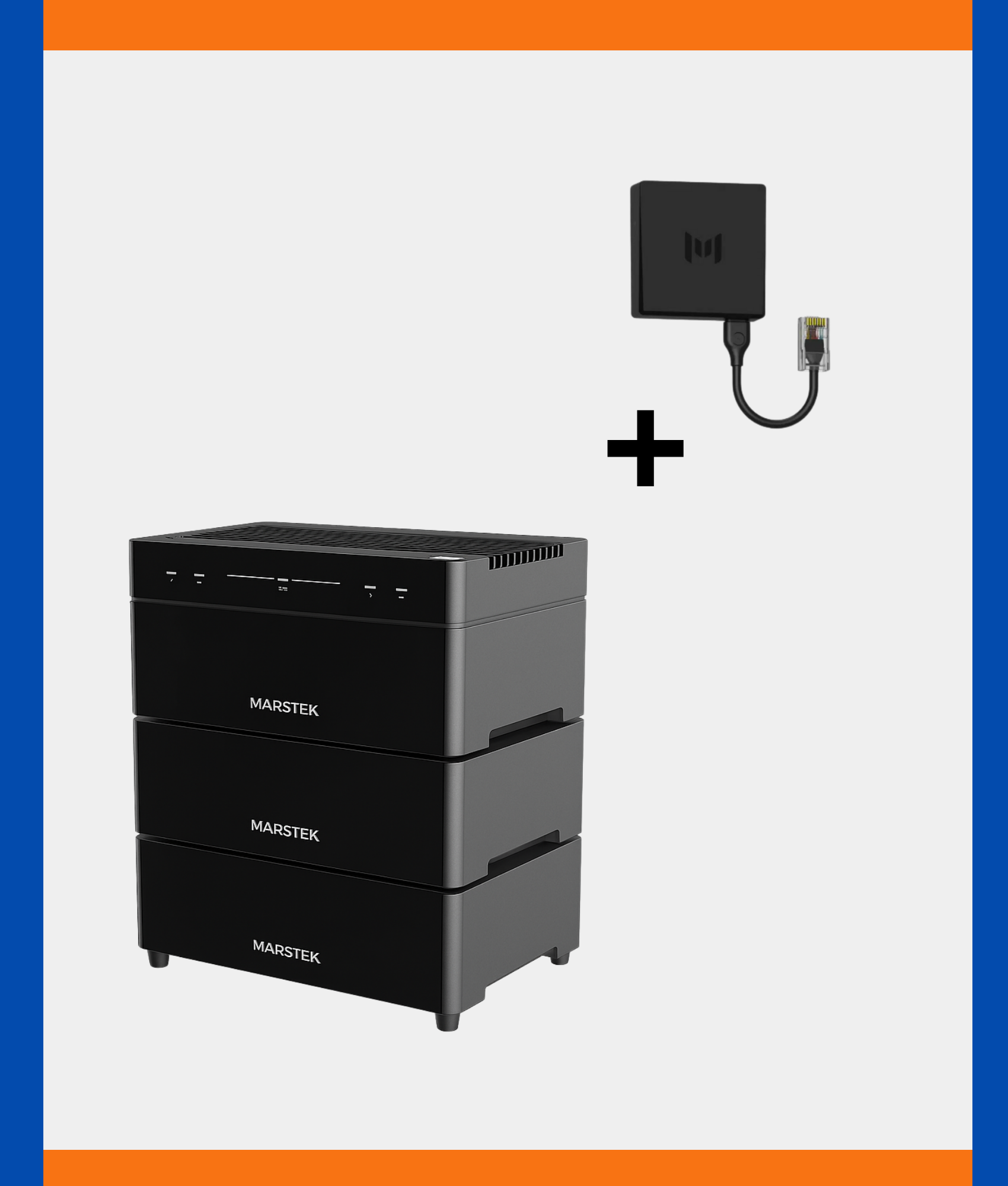 Marstek Venus A – Plug & Charge Thuisbatterij 6.36 kWh – Incl. P1 Meter//KWH-meter